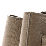 Soft Grained Calfskin Small Belt Cabas Phantom Taupe