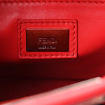 Vitello Seta Century Nappa Whipstitch Mini Peekaboo Iconic Satchel Fiamma