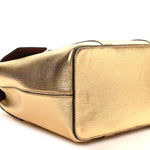 Metallic Printed Goatskin Small Bayswater Satchel Gold