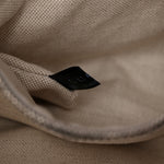 Sakai Be Green Calfskin Diagonal Stitched Small Blondie Tote Silver