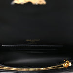 Lambskin Malletage Wallet On Chain GO-14 Black
