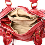 Calfskin Medium Paddington Satchel Red