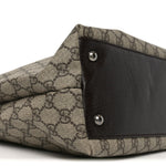 GG Plus Monogram Small Vertical Tote Dark Brown