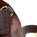 Suede Small Spin Tote Deep Violine