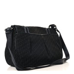 Canvas Diorissimo Buckle Messenger Black