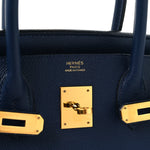 Epsom Birkin 30 Bleu Saphir