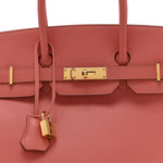 Epsom Birkin 35 Flamingo