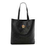Smooth Calfskin La Medusa Tote Bag Black
