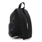 Canvas Crystal Embellished Eiffel Tower Explorer Backpack S Black