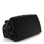 Calfskin Tweed Cannage Medium Toujours Black White