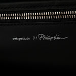 Calfskin Go Large Shoulder Bag Black
