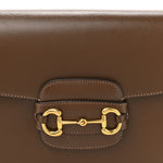 Azalea Calfskin Horsebit 1955 Shoulder Bag Brown Sugar