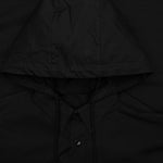 Oversized Fit Hoodie Shirt - Black
