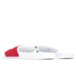 Adilette 'Pride' - Flat White/Orange/Scarlet
