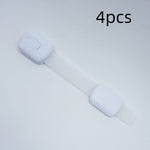 Two white car key fobs with a cable on a light gray background, labeled '4pcs'.
