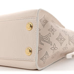 Calfskin Karung Snakeskin Mahina On My Side PM Quartz White