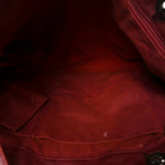 Aged Calfskin Small Shopping In Moscow Tote Burgundy