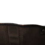 GG Plus Monogram Web Tote Dark Brown