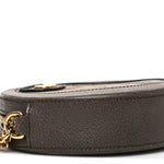 GG Supreme Monogram Web Mini Ophidia Round Shoulder Bag Brown