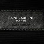 Linen Canvas Rive Gouche Zipped Pouch Black
