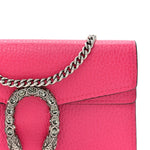 Dollar Calfskin Crystal Super Mini Dionysus Shoulder Bag Box Pink Black Diamond