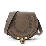 Calfskin Mini Marcie Round Crossbody Bag  Army Green