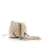 Calfskin Matelasse GG Marmont Flap Backpack White