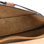 Calfskin Jacquard Mini Gate Dual Bag Tan