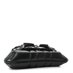 Nappa Vertical Matelasse Small Maxi Horsebit Chain Shoulder Bag Black