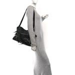 Calfskin Medium Voyou Bag Black