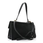 Calfskin Medium Soft Sound Shoulder Bag Black