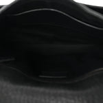 Grained Lambskin Monogram Large Niki Chain Satchel Black
