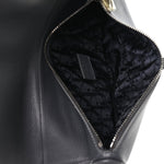 Calfskin Atelier Signature Print Mens Saddle Bag Grey