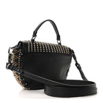 Calfskin Mix Chevron Spikes Panettone Messenger Black