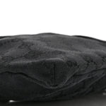 GG Monogram Double Pocket Belt Bag Black