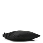 Nylon Monogram Small Flat Messenger Bag Black