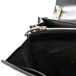 Calfskin Matelasse GG Marmont Chain Wallet Black