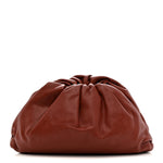Smooth Butter Calf The Pouch Oversized Clutch Bordeaux
