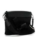 Re-Nylon Saffiano Triangle Shoulder Bag Black