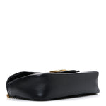 Calfskin Matelasse Super Mini GG Marmont Shoulder Bag Black