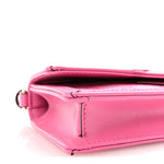 GG Monogram Scratch Lux Calfskin Mini Luce Shoulder Bag Rose Dark Blossom