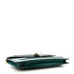 Calfskin Serpenti Forever Flap Clutch  Emerald Green