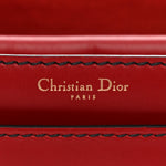 Calfskin J'Adior Chain Flap Bag Red