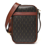 Canvas Smooth Calfskin Le Monogramme Crossbody Pouch Chestnut