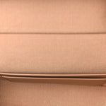 Caviar Quilted Top Handle Slim Vanity With Chain Brown