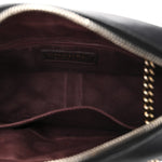 Sheepskin Quilted Trapezio Camera Case Black