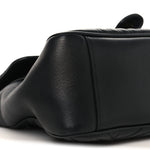 Calfskin Matelasse Small GG Marmont Top Handle Shoulder Bag Black