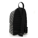 Oblique Calfskin Rider Backpack Beige Black