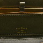 Lambskin Embossed Monogram Coussin Vanity PM  Cream