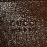 GG Supreme Monogram Azalea Calfskin Retro Interlocking G Flat Messenger Bag Beige Ebony Brown Sugar
